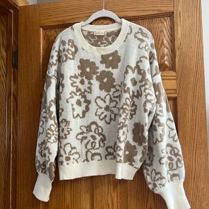 Flower sweater